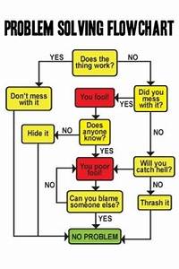 Funny World Problem Solving Flow Chart Funny Quotes