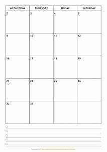 Blank Monthly Calendar With Lines Blank Monthly Calendar Blank