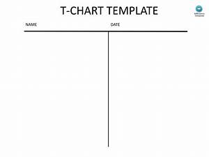 T Chart Template Template Business