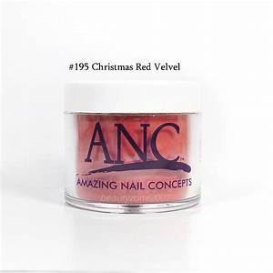 Anc Nail Color Dipping Powder 195 Christmas Red Velvet 2oz