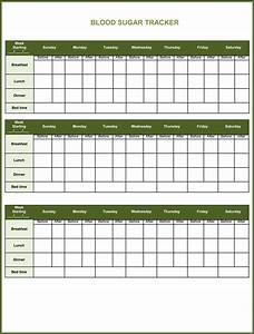 12 Free Blood Sugar Log Templates Sheets Word Excel