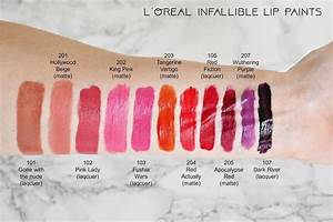 L 39 Oreal 39 S New Infallible Lip Paints Matte Lacquers Devoted To