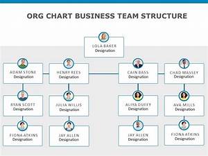 Org Chart Business Team Structure Powerpoint Template