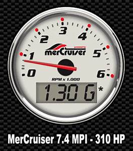 Mercruiser 454 Mpi Fuel Consumption 310 Hp Mercruiser 7 4 Mpi V8 Mpg