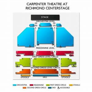 Carpenter Theatre At Richmond Centerstage Seating Chart Chart Walls