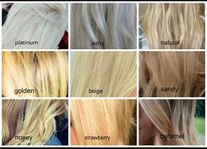 Different Shades Of Haarfarben Haarfarben Töne Haare Blond