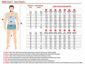 Mens Suit Sizing Chart Eduaspirant Com