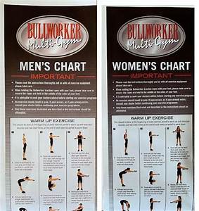 Chart X5 Men 39 S And Women 39 S Routine Bullworker Personal Home Fitness