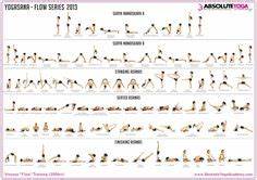 Absolute Yoga Vinyasa Course Pose Chart Http 