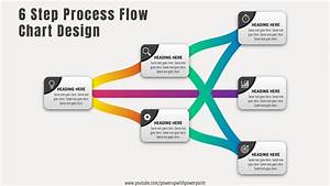 42 Powerpoint Create 6 Step Process Flow Chart Design Tutorial