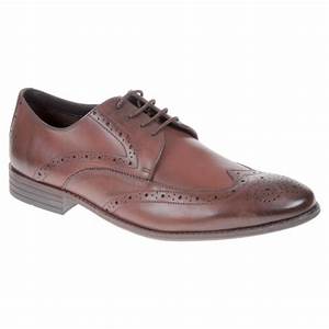 Clarks Chart Limit Brown Leather 20358625 Formal Shoes Humphries Shoes
