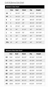 Croft Barrow Clothing Size Chart Women 39 S Size Chart Chart