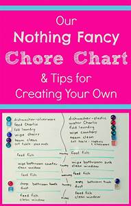 Nothing Fancy Chore Chart And Tips For Creating Your Own