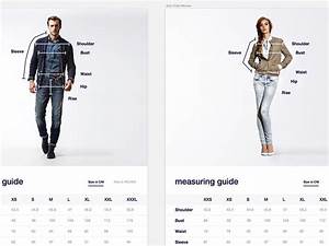 size chart size chart fashion casual