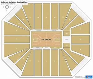 coors events center seating charts rateyourseats com