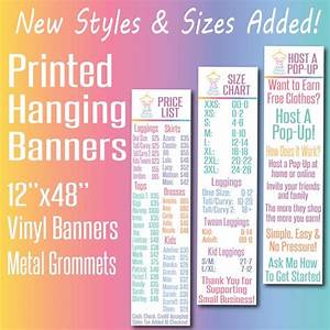 Printed Llr Banner 4 39 Llr Price List Size Chart And Etsy