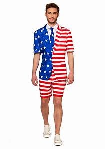 Suitmeister Mens Summer Usa Flag Suit