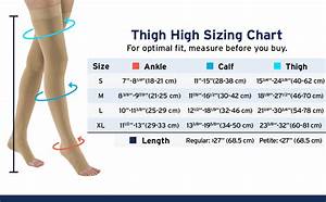 Jobst 20 30 Mmhg Open Toe Thigh High Compression 