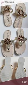 Gold Flip Flops Size 7 Gold Flip Flops Fashion Clothes Design