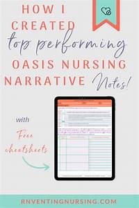 Improve Your Oasis Nursing Narrative Notes