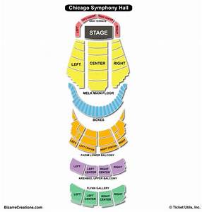 Chicago Symphony Center Seating Chart Seating Charts Tickets