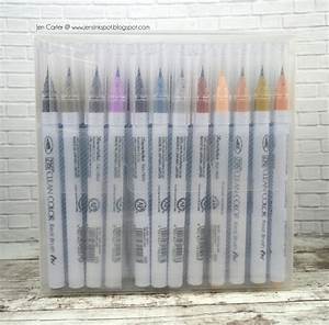 jen 39 s ink spot zig real brush clean color markers for sale 48 set