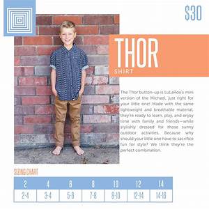 Kids Lularoe Thor Top Size Chart Including 2018 Updated Pricing