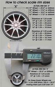 Wheel Size Chart Motorsport Modeling