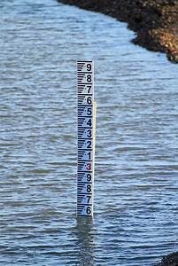 River Height Gauge Water Depth Measure At Rye Water Dept Dave