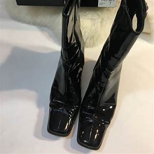 Hype Shoes Black Patent Boots Hype Size 7 Poshmark