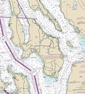 Nautical Charts Of Puget Sound Northern Part 18441 Etsy