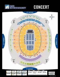 Msg Rangers Seating Chart