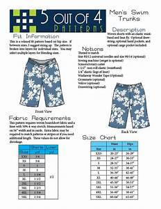 Men 39 S Swim Trunks Pdf Sewing Pattern From 5 Out Of 4 In 2020 Man