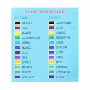 10 Best Mood Ring Color Chart Ideas Mood Ring Colors Mood Ring Color