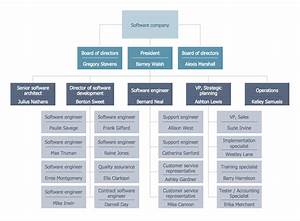 Software Company Org Chart Organizational Chart Organization Chart