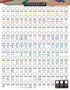 Prismacolor Pencil Chart 150 Transient Art Prismacolor