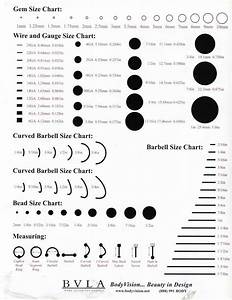 bvla size chart piercing chart ear piercings chart gauges size chart