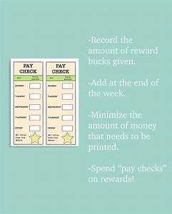 Reward Chart System Bucks Chore List Pdf Digital Etsy