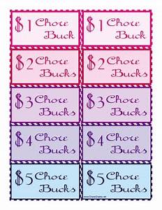 Printable Pretty Chore Bucks Kids Rewards Chore Chart Kids Chores