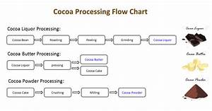 Cocoa Processing Flow Chart From Bean To Powder Cocoa Machinery