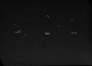 lyra constellation with star labels dslr with 110mm lens stellar