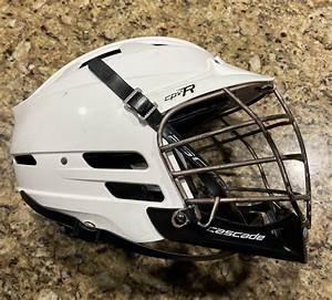 White Used Player 39 S Cascade Cpv R Helmet Sidelineswap
