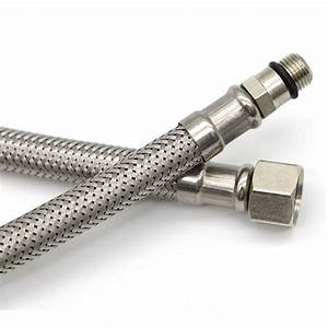 9 16 Quot 3 8 Quot America Standard 304 Stainless Steel Wire Braided Hose For