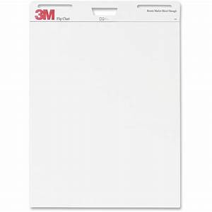 3m flip charts 40 sheets plain stapled 18 50 lb basis weight