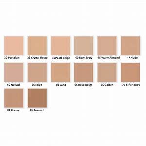 Max Factor Foundation Color Chart