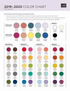 Stampin Up Color Chart Template
