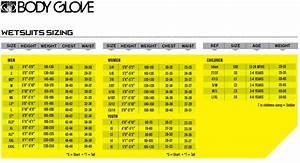 Sizing Charts Surfworld Bundoran