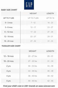 Gap Size Chart In 2022 Baby Clothes Size Chart Baby Clothes Sizes
