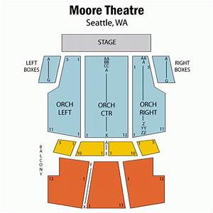 The Moore Theater Seating Chart Theater Seating Chart