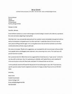 Recommendation Letter For Student From Teacher
